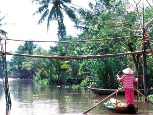 Cai Be floating market1