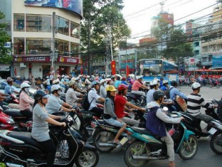 Moto bike in Ho Chi Minh city