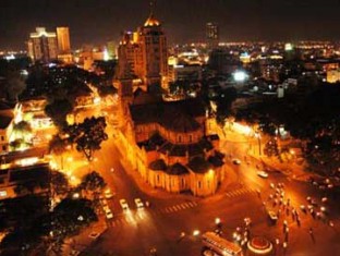 Ho Chi Minh at night